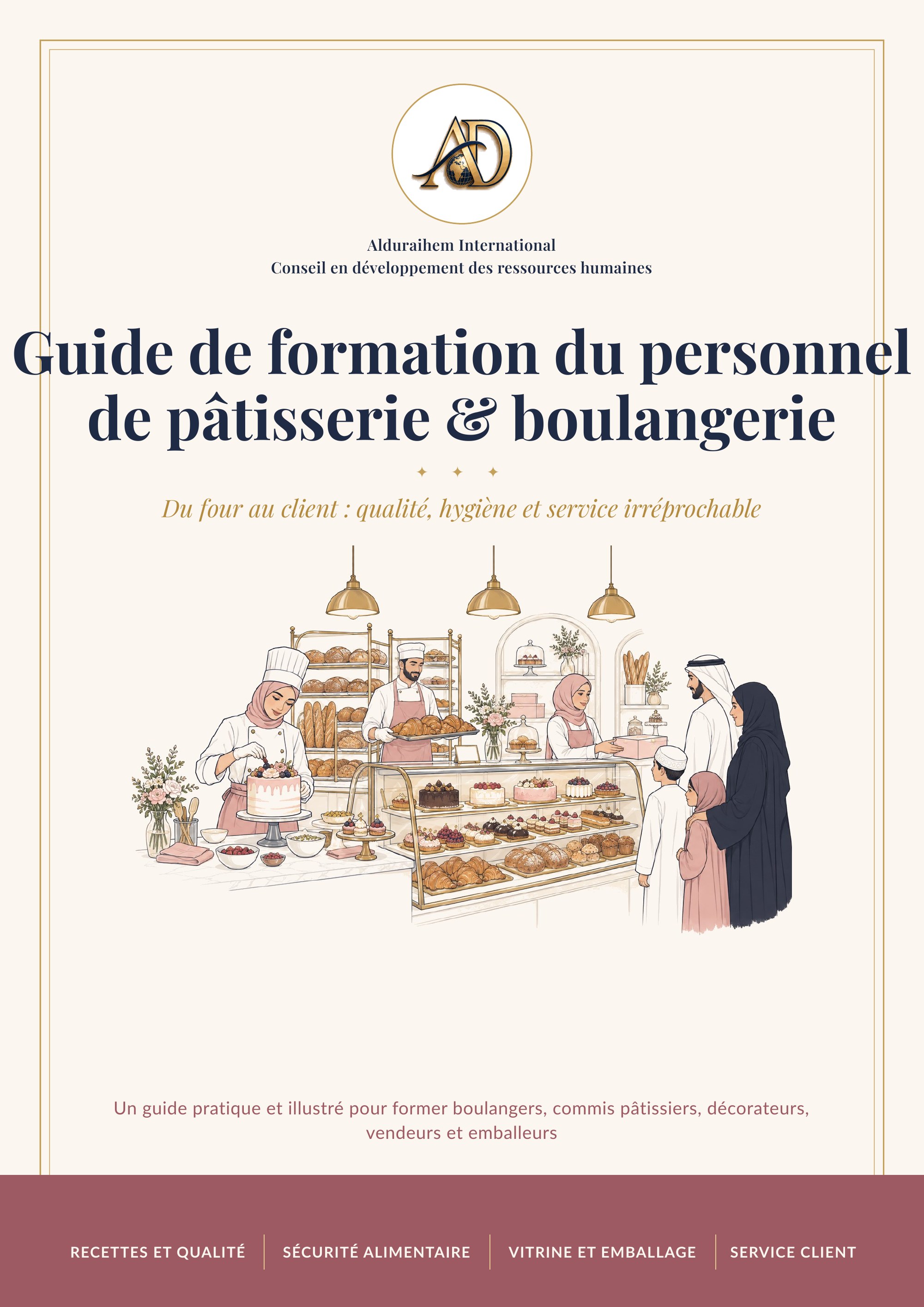 دليل تدريب موظفي محلات الحلويات والمخابز